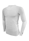 De Soto Skin Cooler LS Tech Top (LSSC) - White; Size: Medium