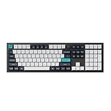 Keychron Q6 Max 100% Full-Size Layout Custom Wireless Mechanical Keyboard with Knob, QMK/VIA Programmable 1000Hz 2.4 GHz/Bluetooth/Wired RGB Backlit for Mac Windows, Gateron Red Switch-Carbon Black