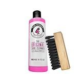 Pink Miracle Shoe Cleaner Kit 8oz Bottle Fabric Cleaner For Leather, Whites, and Nubuck Sneakers