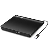 Rioddas External CD/DVD Drive for Laptop USB 3.0 CD/DVD Player Portable +/-RW Burner CD ROM Reader Rewriter Writer Disk Duplicator Compatible with Laptop Desktop PC Windows Apple Mac Pro Macbook Linux