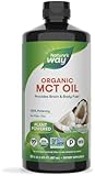 Nature's Way Organic MCT Oil, Brain and Body Fuel from Coconuts*, C8 Caprylic Acid and C10 Capric Acid, Keto and Paleo Certified, Organic, Non-GMO Project Verified, 30 Fl Oz (Packaging May Vary)