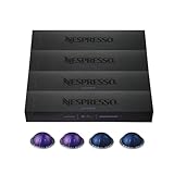 Nespresso Capsules VertuoLine, Espresso, Bold Variety Pack, Medium and Dark Roast Espresso Coffee, 40-Count Coffee Pods, Brews 1.35oz