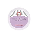 First Aid Beauty Ingrown Hair Pads with BHA & AHA – Daily Treatment Relieves Razor Burn, Prevents Ingrown Hairs and Soothes Irritation – 28 Pads