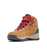 Columbia Women's Newton Ridge Plus Waterproof Amped, Elk/Mountain Red, 8 M US