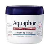 Aquaphor Healing Ointment, Advanced Therapy Skin Protectant, Dry Skin Body Moisturizer, Multi-Purpose Healing Ointment, for Dry, Cracked Skin & Minor Cuts & Burns, 14 Oz Jar