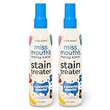 Miss Mouth's Messy Eater Stain Treater Spray - 4oz 2 Pack Stain Remover - Newborn & Baby Essentials - No Dry Cleaning Food, Grease, Coffee Off Laundry, Underwear, Fabric