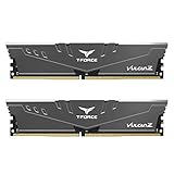 TEAMGROUP T-Force Vulcan Z DDR4 32GB Kit (2x16GB) 3200MHz (PC4-25600) CL16 Desktop Memory Module Ram (Gray) - TLZGD432G3200HC16FDC01