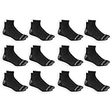 Fruit of the Loom Men's Dual Defense Ankle Socks 12 Count ( 1Pack)