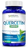 Natural Vitamin Quercetin Maximum Strength 1000mg 200 Capsules Gluten Free Non-GMO