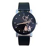 Bokeley Valentine's Romantic His and Hers Quartz Analog Wrist Watches Couples Gifts Set for Lovers (A)