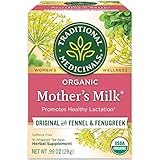 Traditional Medicinals Tea, Organic Mother's Milk, Promotes Healthy Lactation, Breastfeeding Support, 16 Tea Bags