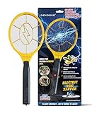 DEVOGUE® Electric Fly Swatter Bug Zapper Battery Operated Flies Killer Indoor & Outdoor Pest Control Mosquito Zapper and Insect Catcher Racket