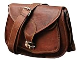 Phoenix Craft Leather Women's Purse Crossbody Gypsy Shoulder Travel Tote bag 11x9x3 Inches Brown Christmas gifts