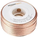 Amazon Basics 16-Gauge Speaker Wire Cable, 100 Feet, Bronze