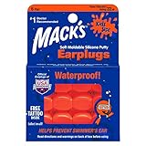 Mack's Soft Moldable Silicone Putty Ear Plugs - Kids Size, 6 Pair - Comfortable Small Earplugs for Swimming, Bathing, Travel, Loud Events and Flying